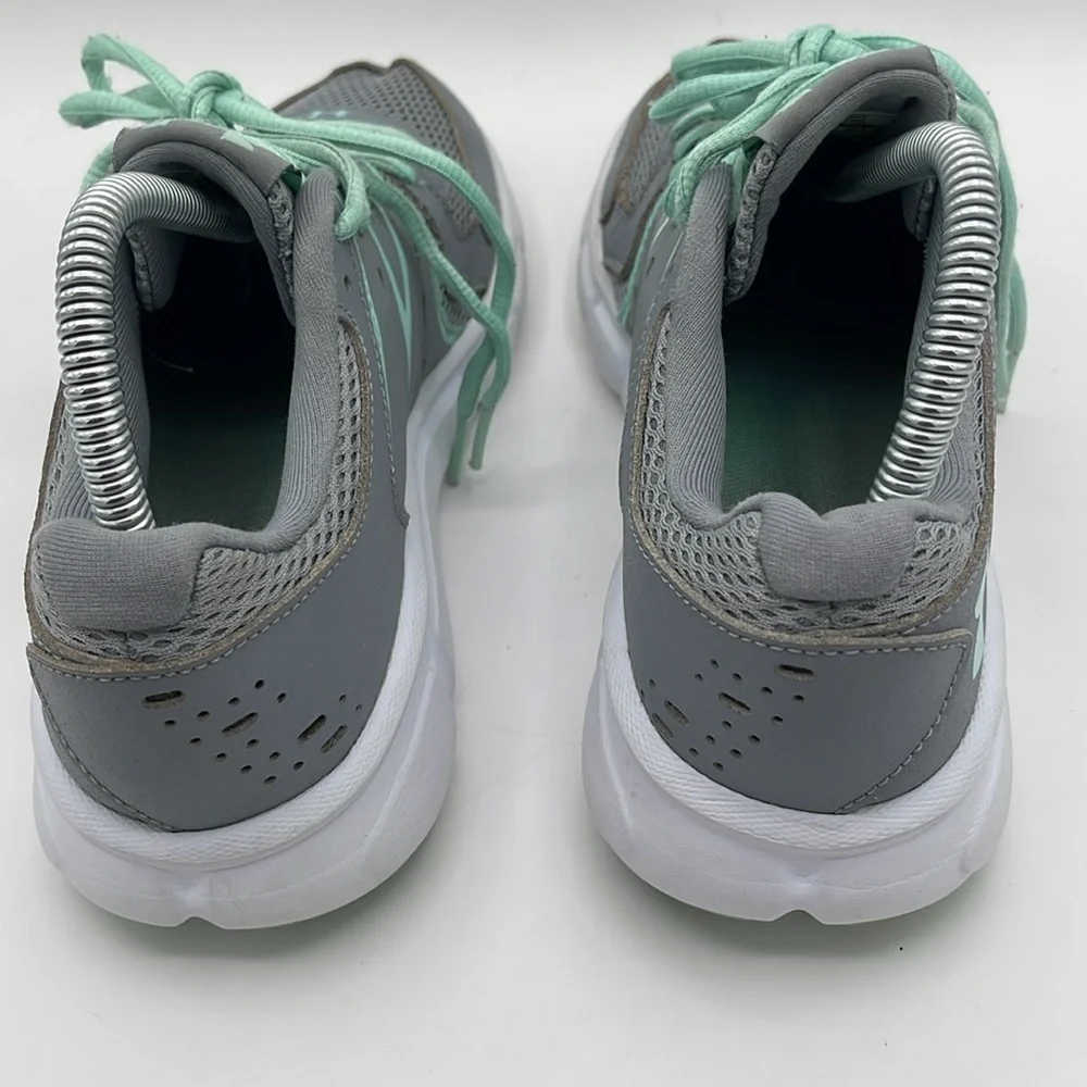 Under Armour Gray and Teal Athletic Shoes Womens Size 7